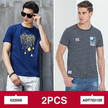 Load image into Gallery viewer, Pioneer Camp 2-pack promoting fashion summer short men t shirt brand-clothing quality comfortable male t-shirt casual tshirt men