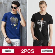 Load image into Gallery viewer, Pioneer Camp 2-pack promoting fashion summer short men t shirt brand-clothing quality comfortable male t-shirt casual tshirt men
