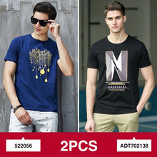 Load image into Gallery viewer, Pioneer Camp 2-pack promoting fashion summer short men t shirt brand-clothing quality comfortable male t-shirt casual tshirt men