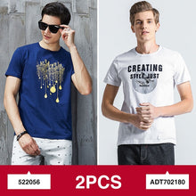 Load image into Gallery viewer, Pioneer Camp 2-pack promoting fashion summer short men t shirt brand-clothing quality comfortable male t-shirt casual tshirt men