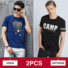 Load image into Gallery viewer, Pioneer Camp 2-pack promoting fashion summer short men t shirt brand-clothing quality comfortable male t-shirt casual tshirt men