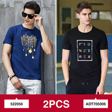 Load image into Gallery viewer, Pioneer Camp 2-pack promoting fashion summer short men t shirt brand-clothing quality comfortable male t-shirt casual tshirt men