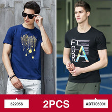 Load image into Gallery viewer, Pioneer Camp 2-pack promoting fashion summer short men t shirt brand-clothing quality comfortable male t-shirt casual tshirt men