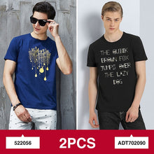 Load image into Gallery viewer, Pioneer Camp 2-pack promoting fashion summer short men t shirt brand-clothing quality comfortable male t-shirt casual tshirt men