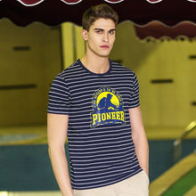 Load image into Gallery viewer, Pioneer Camp New summer T shirt man brand clothing fashion striped short T-shirt male top quality stretch Tshirt ADT701074