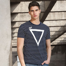 Load image into Gallery viewer, Pioneer Camp New summer T shirt man brand clothing fashion striped short T-shirt male top quality stretch Tshirt ADT701074